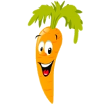 Раскраска Морковка